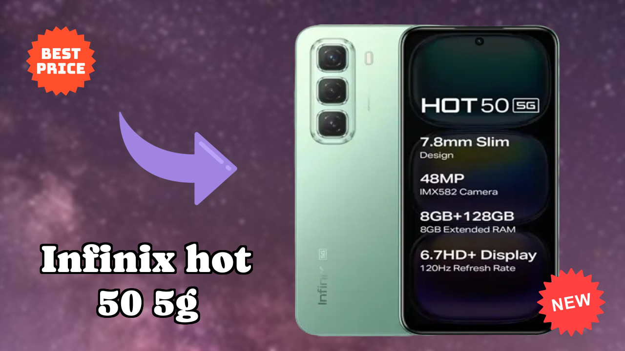 Infinix Hot 50 5G कैमरा क्वॉलिटी: 48 MP + 2 MP Rear Camera कम रोशनी