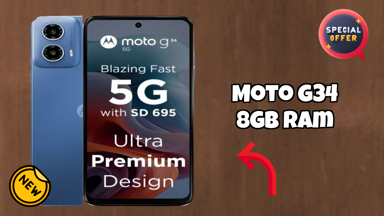 Moto G34 8GB RAM क़ीमत  डिस्कसन: ₹12,999 क़ीमत रिव्यु