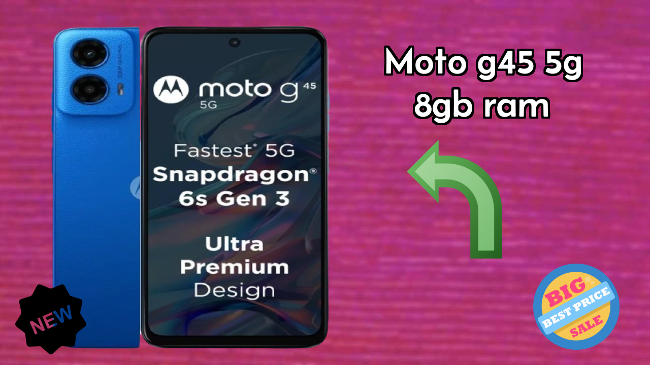Moto G45 5G 8GB RAM बैटरी लाइफ: 5000 MAh चार्जिंग  डिस्कसन