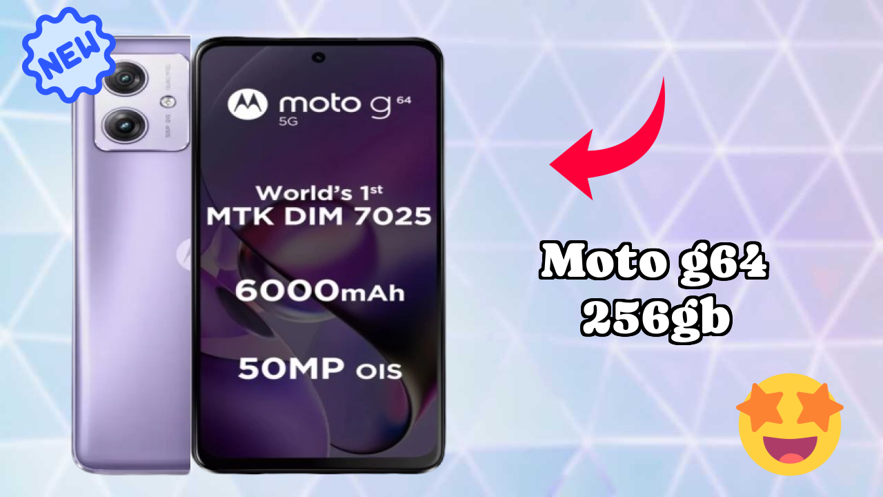 Moto G64 256GB डिस्प्ले  डिस्कसन: 6.5 Inches (16.51 Cm) स्क्रीन क्वॉलिटी