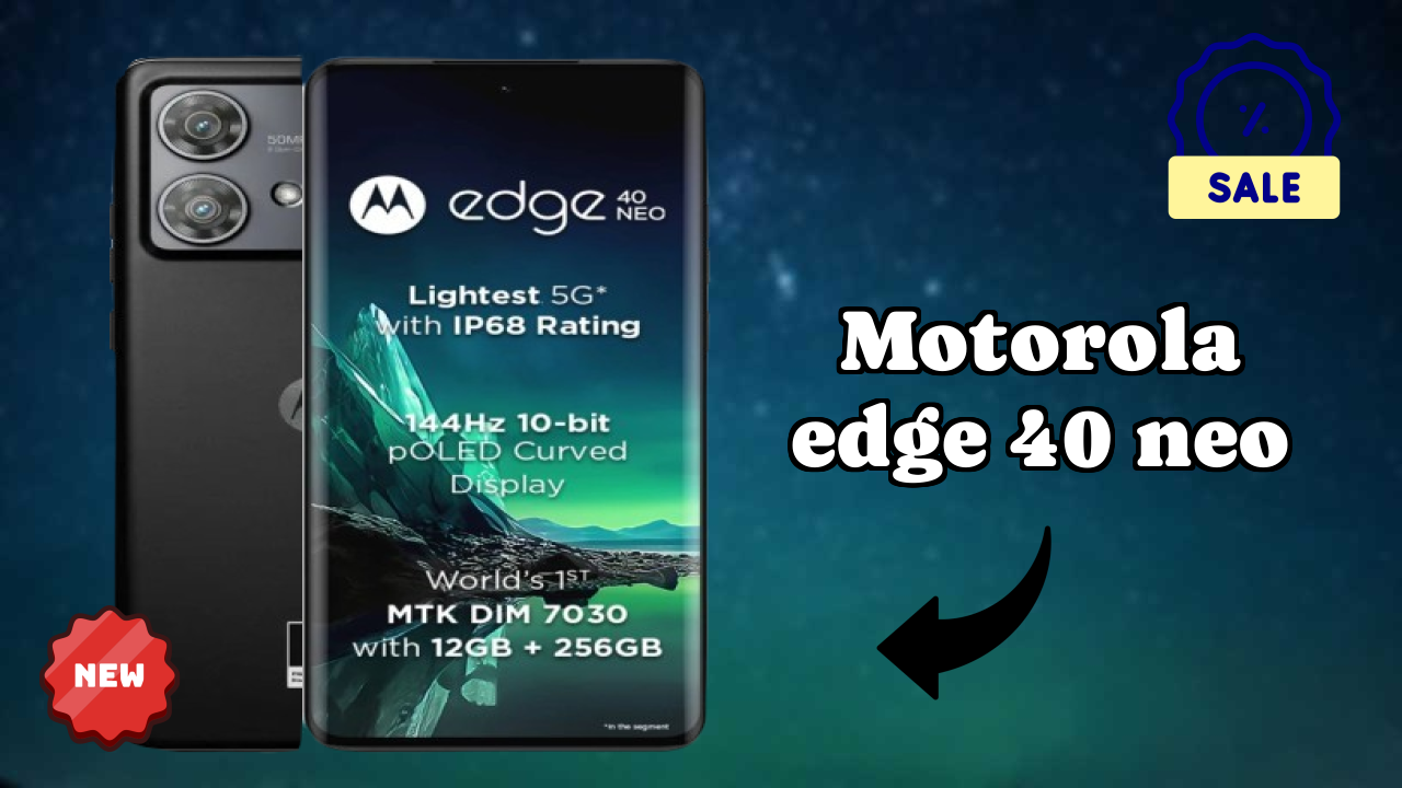 Motorola Edge 40 Neo डिस्प्ले साइज़: 6.55 Inches (16.64 Cm) स्क्रीन रिव्यु