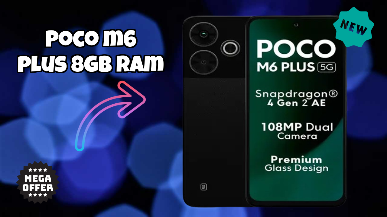 POCO M6 Plus 8GB RAM गेमिंग टेस्ट: Snapdragon 4 Gen 2 Accelerated Edition FPS शो