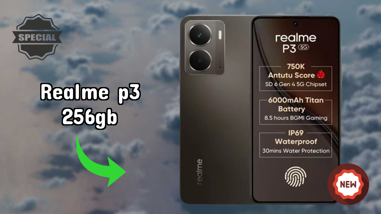 Realme P3 256GB डिस्प्ले  डिस्कसन: 6.67 Inches (16.94 Cm) क्वॉलिटी
