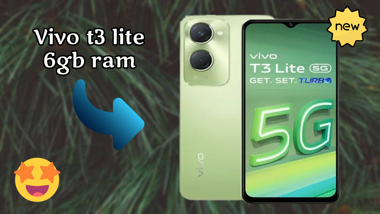 ₹11,499 पर Vivo T3 Lite 6GB RAM - इस क़ीमत के तहत बेस्ट फोन