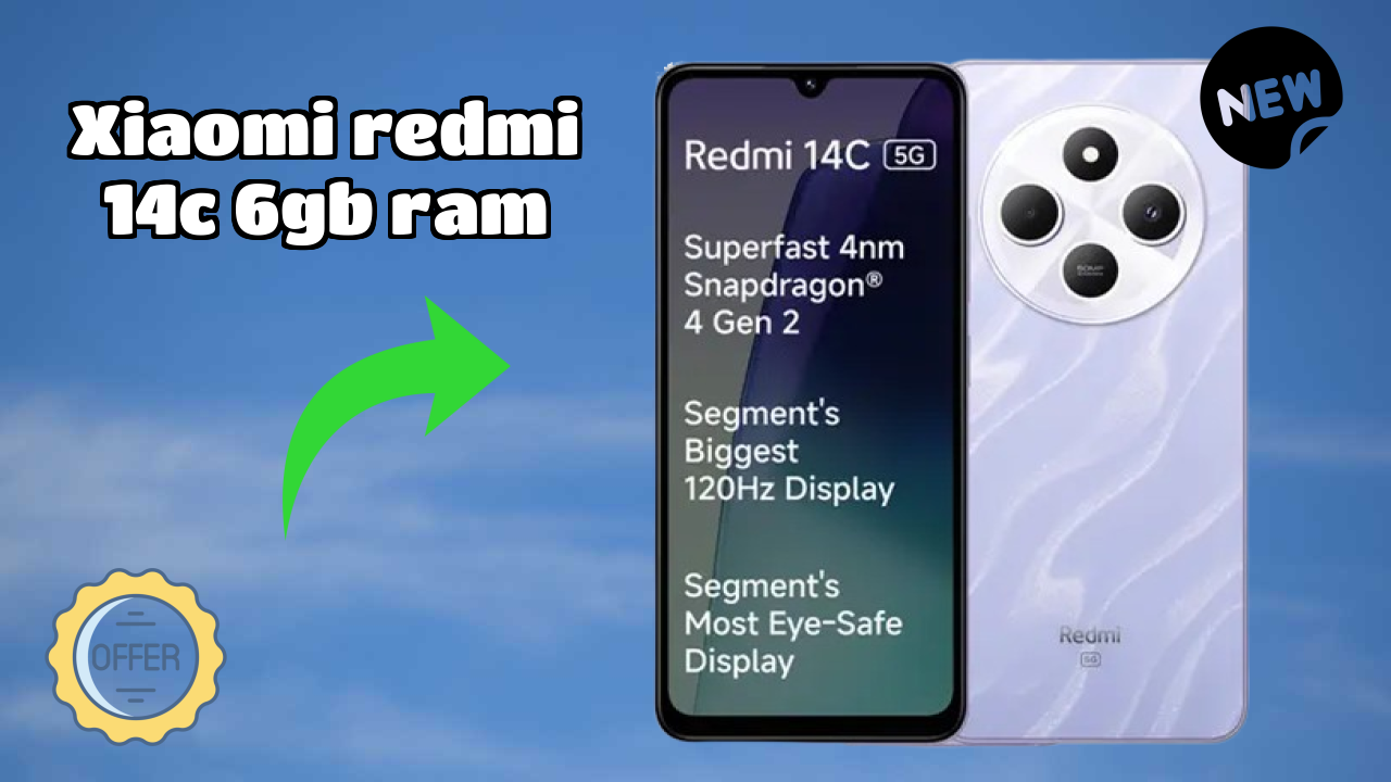 ₹10,998 पर Xiaomi Redmi 14C 6GB RAM - बेस्ट डील उपलब्ध